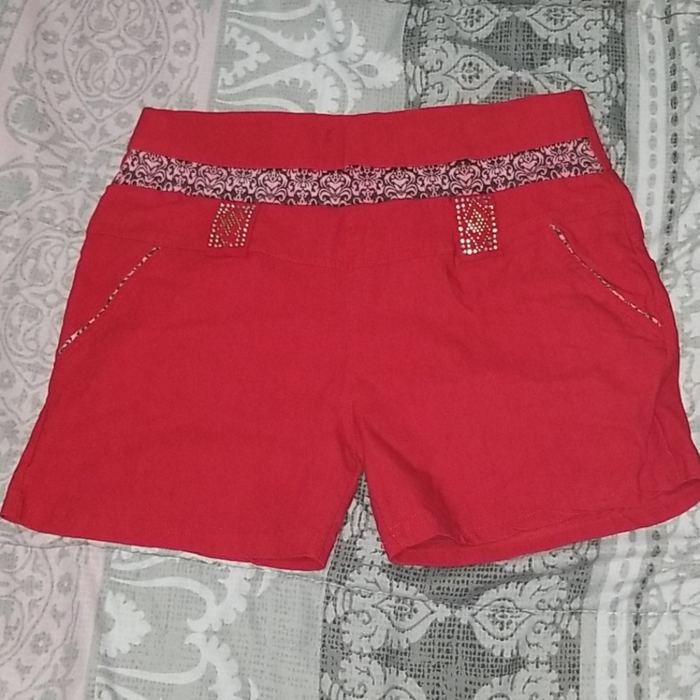 Red shorts